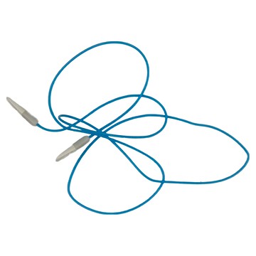 sillymann 100%鉑金矽膠口罩專用鍊帶 簡單長度調節 可沸水消毒  藍色  70cm