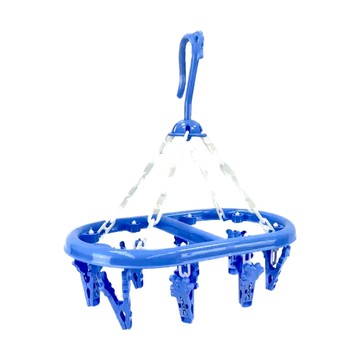 小美佳 吊巾架 曬衣夾/晾衣夾 8夾  顏色隨機  1個