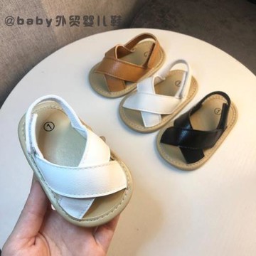 夏季新款0-1歲男女寶寶鞋3-56-12個月露趾透氣涼鞋軟底防滑學步鞋