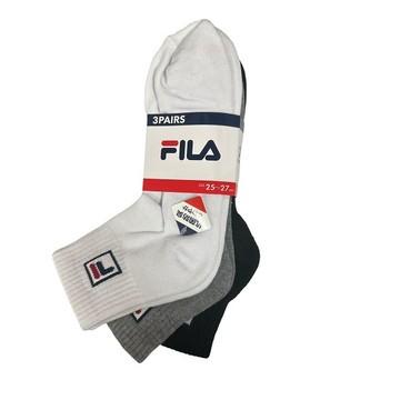 2630-173FILA抗菌素色中筒襪3入混色