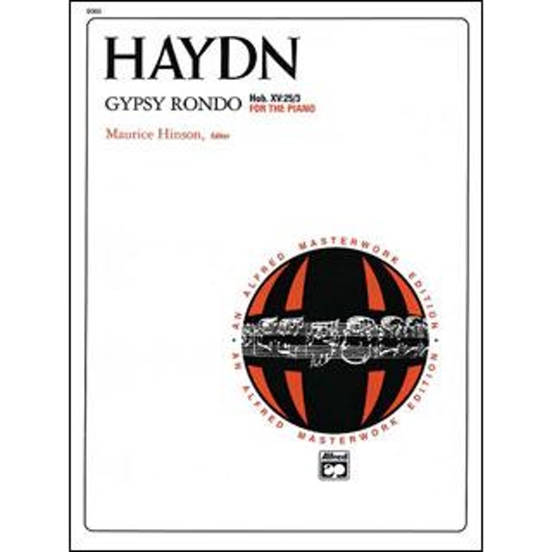 楽譜　ハイドン／ジプシー・ロンド　25/3　Hob.　XV:　【ピアノソロ】(【88878】／8060／ピアノ・ソロ／輸入楽譜（T）)　LINEショッピング