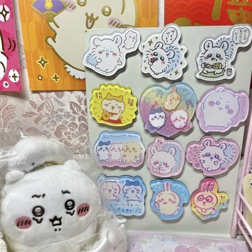 🍀臺灣出貨🍀可愛卡通chiikawa冰箱貼烏薩奇小八吉伊亞克力磁吸冰箱裝飾貼禮物