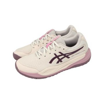 Asics 亞瑟士 網球鞋 匹克球鞋 GEL-Resolution X GS 大童 女鞋 米 1044A081250