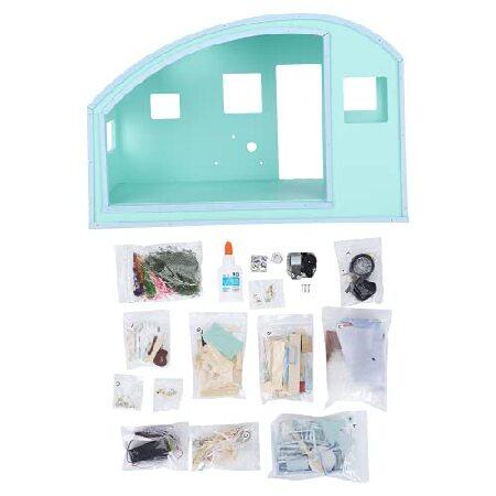 DIY Wood House, Non?Toxic DIY Dollhouse Kit, Safe for Your DIY