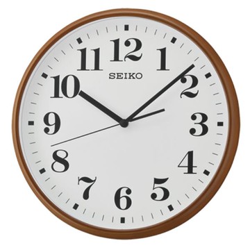seiko SK037 精工鐘 (QXA697B) 優雅風格阿拉伯數字黑白標準鐘/35*4.5cm｜樂天全館特惠中★指定刷卡回饋10%