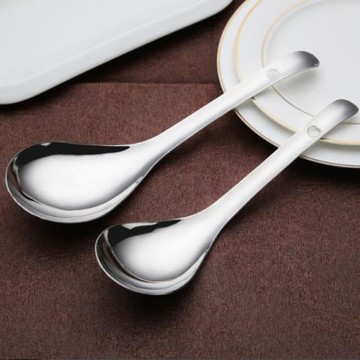 不銹鋼盛湯勺 舀湯勺 打飯分菜勺拌菜勺 餐勺子 湯瓢大匙子