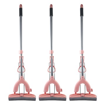 farcent 花仙子 驅塵氏 輕巧膠棉拖 650g  棉頭270mm + 拖把970~1350mm  3支