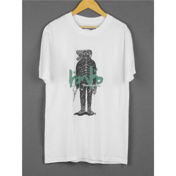 異獸魔都Dorohedoro美式休閑純棉短袖T恤動漫白色印花男女T-Shirt