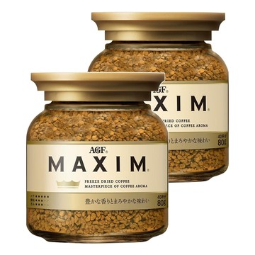 AGF MAXIM 咖啡粉  80g  1入  2罐