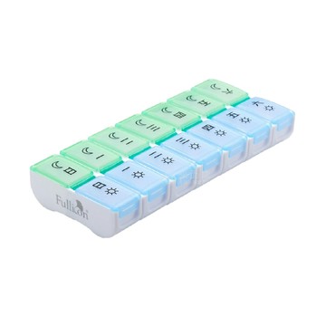 來而康 護立康 Fullicon MB011 日夜7日組合式保健盒 藥盒 收納盒 隨身藥盒 攜帶藥盒 分隔藥盒 14格收納