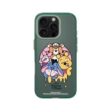 iPhone 16 Pro Clear 憂墨綠 - 迪士尼-小熊維尼 Disney Winnie The Pooh - 大合照
