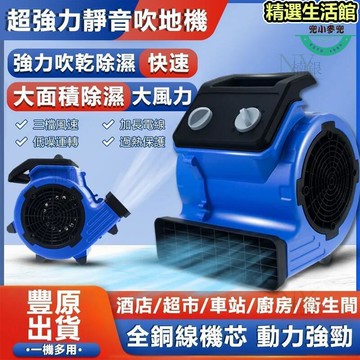 110V大風力地板吹風機 300W大功率強力吹地機 吹風機 地板除濕 手提式吹地風扇 工業吹塵器 吹葉機