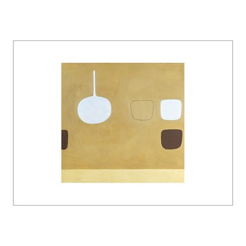 【原版海報】William Scott / Permutations Ochre