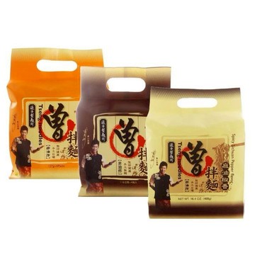 曾拌麵 胡麻醬香/香蔥椒麻/ 椒麻油香4包/袋 過海製麵