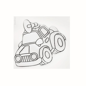 AMOS 阿摩司 壓克力模型版小-S18 車子  1個