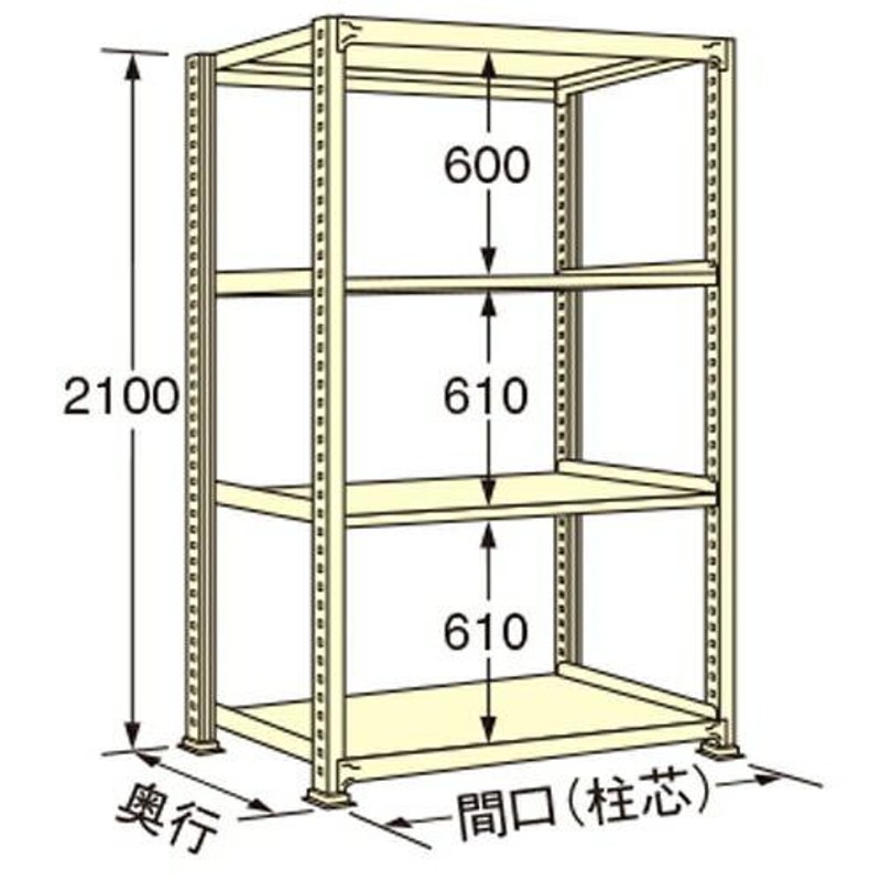 扶桑金属工業 中量ラック WE2118L04T 単連:単体タイプ 棚：4段(天板含む) [法人・事業所限定][送料別途お見積り] |  LINEブランドカタログ