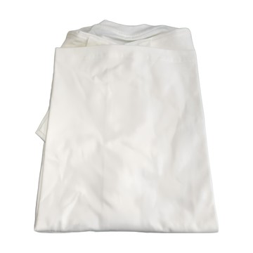 BOHRHOO 口袋字母印花短T恤 100%棉 米白 M