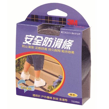 3M 室外用板防滑條1吋 黑色 Safetylite