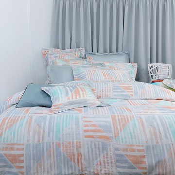 頂極天絲床組 歡樂巧拼 100%天絲萊賽爾60支 單人/雙人/加大/特大