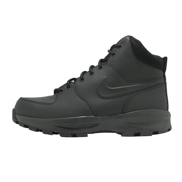 Nike 靴子 Manoa Leather 男鞋 黑 皮革 緩震 高筒 保暖 休閒鞋 HF7095-001