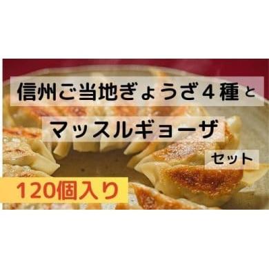 ふるさと納税 長野県 松本市 信州ご当地餃子4種マッスルギョーザセット 合計120個！