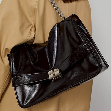 鏈條包 流浪包 小香風包包 大容量包包 單肩包 包包女 托特包 小眾包包 通勤包 郵差包 個性包包 生日禮物 091