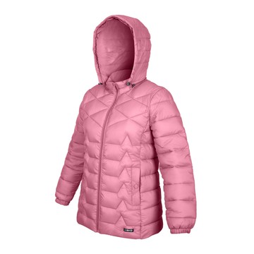 firestar 女可拆帽鋪棉外套-防風 防潑水 保暖 上衣 連帽外套 梅紅