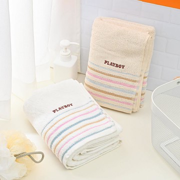 PlayBoy晨新物語有機棉浴巾-多色任選
