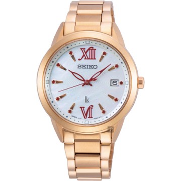 SEIKO 精工 LUKIA 耶誕動人時刻太陽能女錶 新春換新 送禮首選-33.9mm (SUT392J1)_SK045