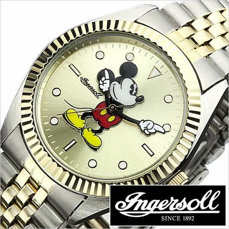 インガソール 腕時計 INGERSOLL 時計 ディズニー ミッキー MICKEY