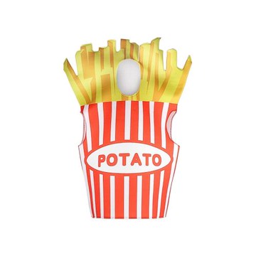 亞馬遜跨境萬圣節零食派對cos服軟薯條成人舞臺表演服道具服裝