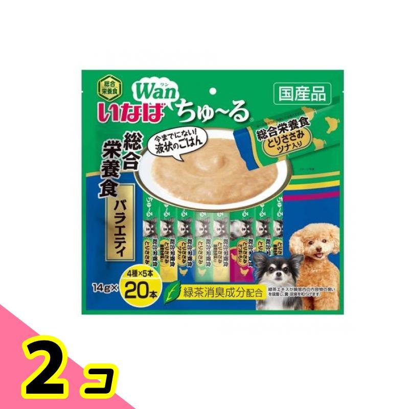 いなば Wanちゅ〜る(ワンちゅーる) 犬用総合栄養食 バラエティ 14g