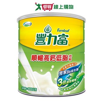 豐力富順暢高鈣低脂奶粉800g【愛買】【Cube卡+APP下單最高10%回饋】
