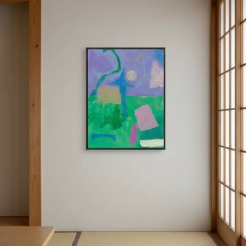 小丑 The Clown| PENG YU CHIEN 廚房的烏龜 - 黑胡桃色鋁框