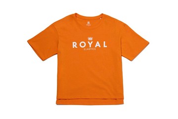【Royal Elastics】寬版圓領 Logo Tee R31932-220 (橘色)