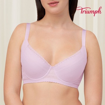 黛安芬-塑型機密系列 纖型 透氣 C-F全罩杯內衣 淺紫色｜16R8898 5F