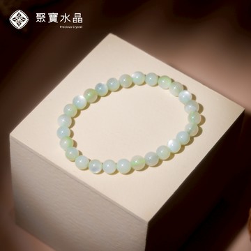 【綠月光石手鍊】項鍊 戒指 耳環 手鐲 手排 原礦 手珠 吊墜 球 堇青石 聚寶水晶
