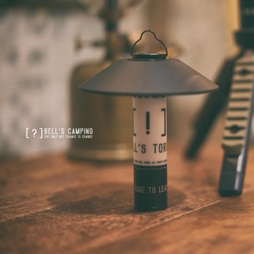 臺灣風格露營Bell's Light帳篷高亮照明調節充電應急LED燈手電筒 99購物節
