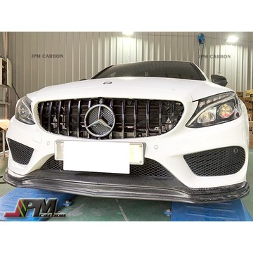 全新 M-Benz 賓士 W205 改款前 直瀑式 水箱護罩 GT水箱護罩 電鍍亮黑