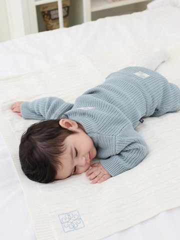 Baby Cotton Knit Set-up [Deep Green]