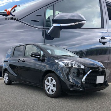 適用于豐田SIENTA改裝后視鏡飾條 170系專用倒車鏡防撞電鍍亮條