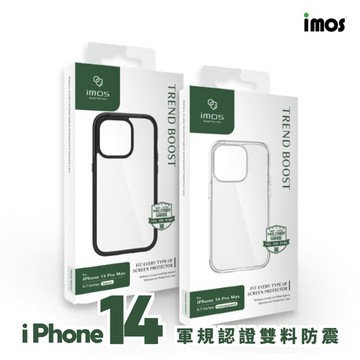 imos-iPhone14系列 軍規認證雙料防震保護殼 防摔殼 透明殼 手機殼 i14Pro i14 i14Plus i14ProMax Unicorn