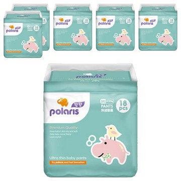 polaris Pangpang 超薄褲型紙尿布 17~21kg  3XL  108片