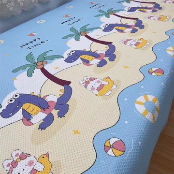 多功能四季炕蓋三層夾棉榻榻米床蓋雙人床單農村炕墊雙面兩用鋪蓋