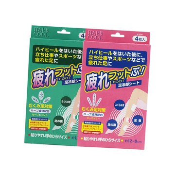 日本製足冷卻貼-4枚入x12盒
