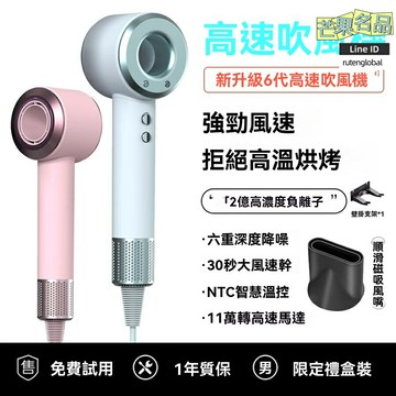 【高速靜音】負離子電吹風 吹風機 家用大功率 負離子護髮 強風力速幹 低噪設計 沙龍級風量 長髮適用 宿舍家用兩便