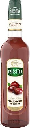 Teisseire 糖漿果露-栗子風味 Chestnut Syrup 法國頂級天然糖漿 700ml-【良鎂咖啡精品館】