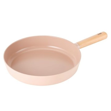 NEOFLAM FIKA系列 鑄造不沾平底鍋 不沾塗層 IH電磁爐 適用 粉色 1135g  28cm  1個