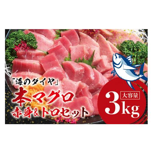 ふるさと納税 和歌山県 太地町 本マグロ（養殖）トロ＆赤身セット 3kg 高級 クロマグロ 中トロ 中とろ まぐろ マグロ 鮪 刺身 赤身 …