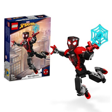 LEGO 樂高 漫威超級英雄系列 邁爾斯 Miles Morales Figure 8+ 238pcs 可動關節 蜘蛛網配件  多色  1盒